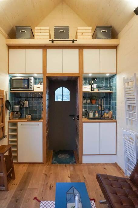 Вилла Tiny Haus Auf Idyllischem Grundstueck Im Rittergut Klipphausen Экстерьер фото